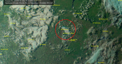 КА METEOR-M2; Дата съёмки: 04.08.2021; Время: 14:47 UTC.