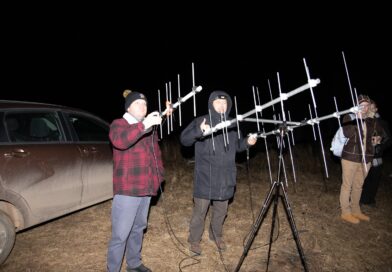 Приём картинок в формате SSTV со спутников проекта «Space-π» на астрономическом мероприятии проекта «Звёздный класс»